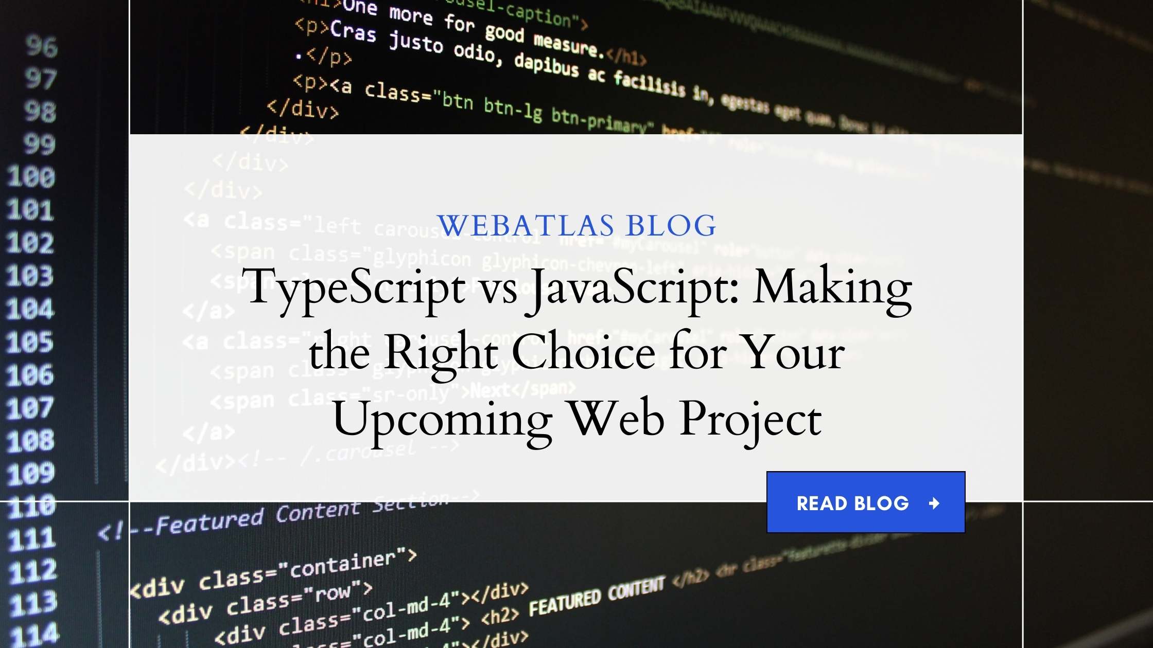 TypeScript vs JavaScript: Which Language Suits Your Next Web Project Best?